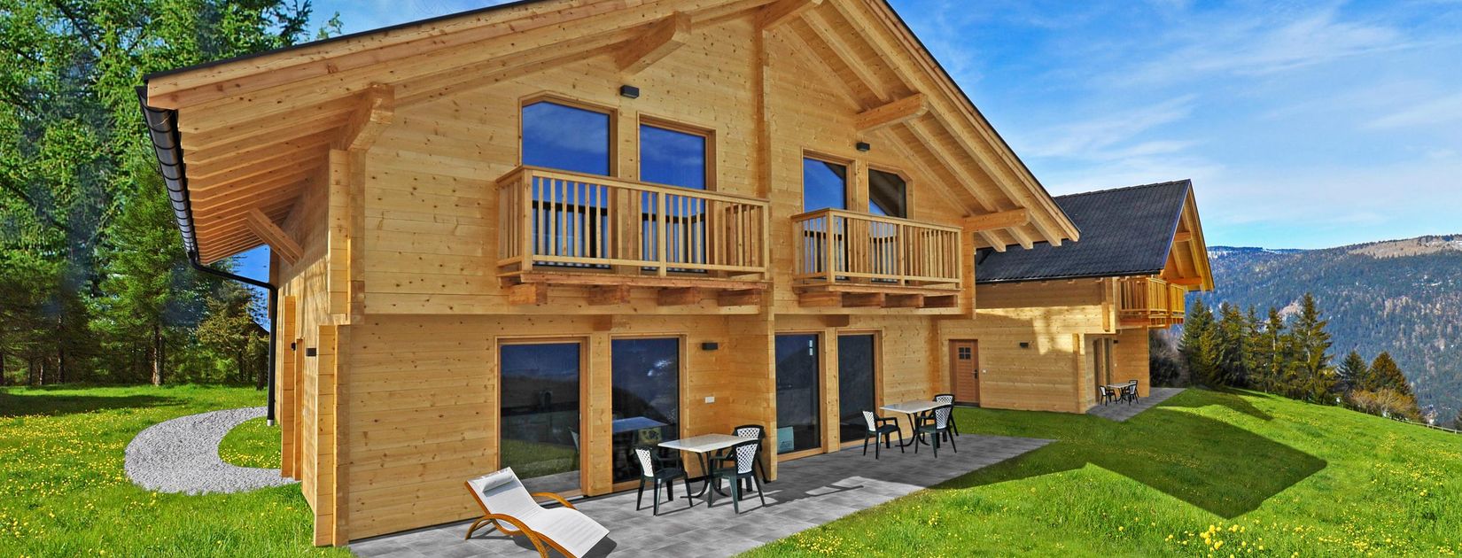 Chalet In Südtirol Mit Blick Auf Dolomiten | Natur Idyll Salten